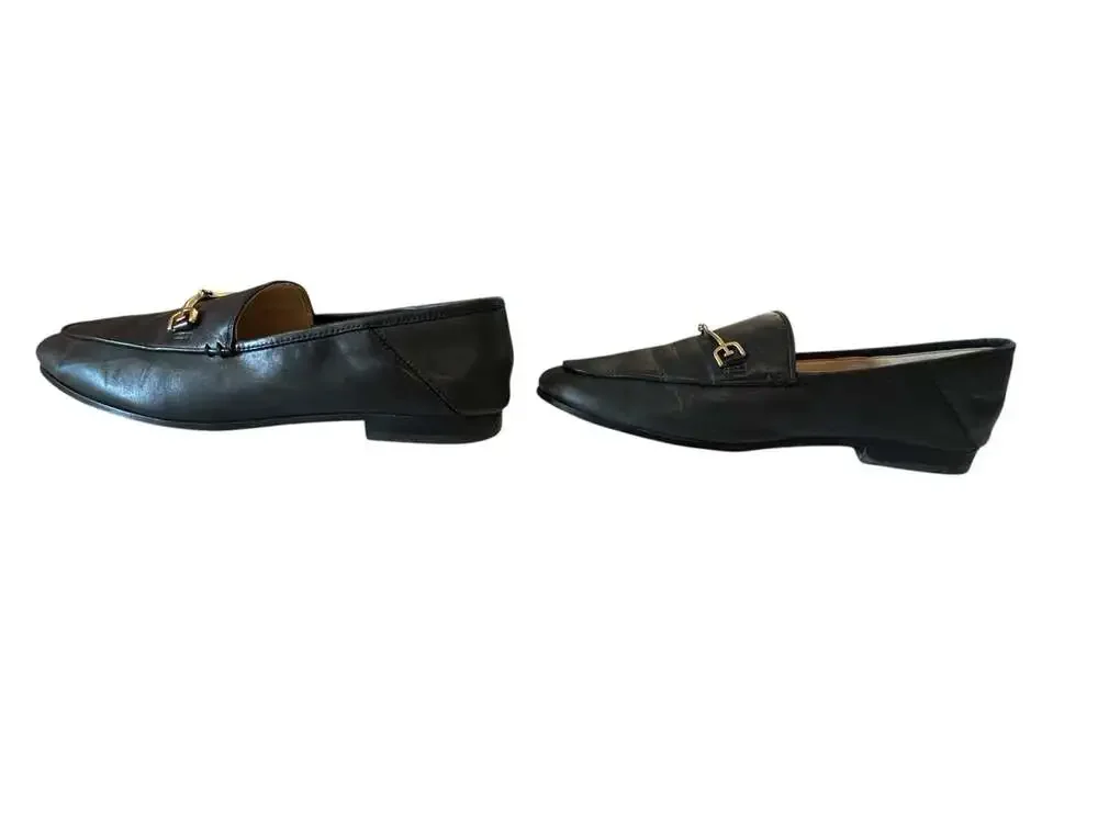 Sam Edelman Black Loraine Horse Bit Preppy Business Office Minimalist Loafers-8 - Picture 5 of 10